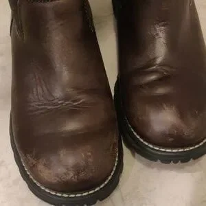 UGG Shoes Ugg Brooks Tall Brown Leather Shearlingsherpa Line